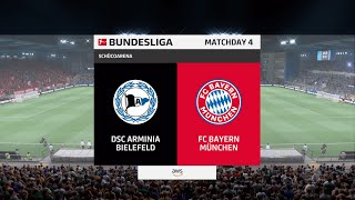 FIFA 22  DSC Arminia Bielefeld vs FC Bayern München  SchücoArena  Full Gameplay [upl. by Nillok]