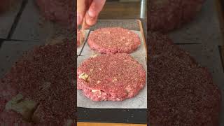 Smoked Cajun Burgers 🍔 Using tonychacherescreolefoods6156 Burger Marinade for the perfect flavor [upl. by Hnad458]