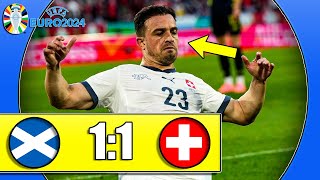 Shaqiri mit einem Traumtor Schweiz Schottland [upl. by Kelli]