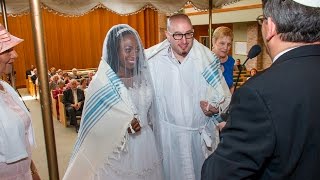 Jay and Antoinettes Black Jewish Wedding Full Video [upl. by Ludmilla]