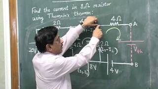 Thevenins Theorem  by Prof Dr C B Bangal [upl. by Toulon]