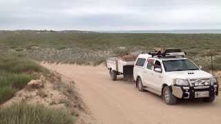 Station Stays WA Convoy leaving the Ningaloo Homestead in our Redtrack and Eureka campers [upl. by Ymirej]