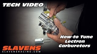 Howto Tune Lectron 2T Carburetors [upl. by Odrick]