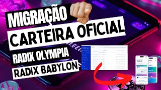 Como Criar uma Radix Wallet Babylon Importando da Radix Olympia Desktop [upl. by Penland640]