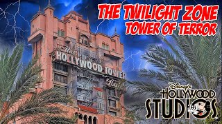 The Twilight Zone Tower of Terror in Hollywood Studios Walt Disney World Jan 2024 4K [upl. by Lukin]