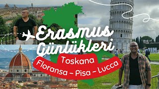 TOSKANANIN ÜÇ GÜZEL ŞEHRİ  FLORANSA  PİSA  LUCCA  ERASMUS GÜNLÜKLERİ [upl. by Ellynad]