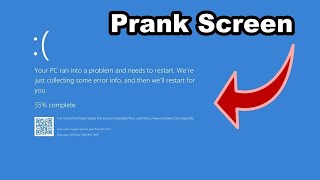 Prank Screen Windows 11 Blue Screen of Death Real Count BSOD for 10 Hours in 4K [upl. by Chon]