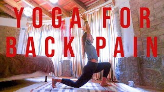 Yoga for Back Pain  25 min STRETCHES for Low Back Mid Back amp Upper Back Pain Relief [upl. by Ahrat]