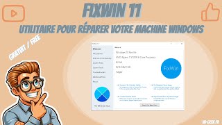 FixWin  utilitaire de réparation gratuit pour Windows [upl. by Dougy]