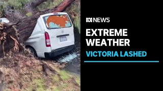 Fire emergencies and damaging storms sweep across Victoria  ABC News [upl. by Landers609]