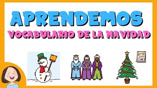 Aprendemos el vocabulario de la navidad [upl. by Ylam]