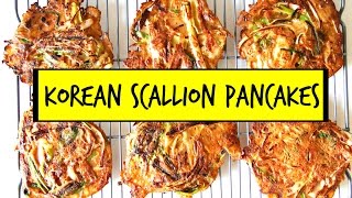 Korean Pajeon Scallion Pancakes [upl. by Yllom]