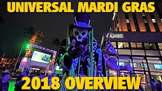 Universal Mardi Gras 2018 Overview  Universal Orlando [upl. by Ahsiatal16]