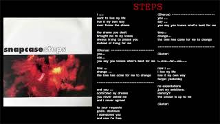 SNAPCASE  Steps Lyrics [upl. by Tnilf]