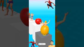 Emari Spiderman amp Hulk Reacted Girl Reverse wala game play damege orenge man banana part 219 [upl. by Aidil]