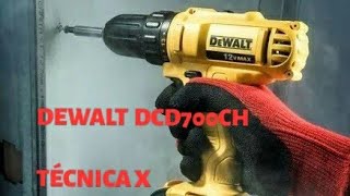 TALADRO DEWALT DCD700CH  Drill 12 volt v max [upl. by Eniloj]