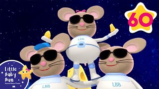 3 Blind Mice  Nursery Rhymes and Kids Songs  Little Baby Bum  Animal for Kids [upl. by Ahtnama]