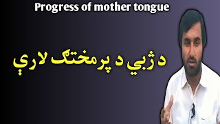 progress of mother tongue  د ژبي د پرمختګ لارې  Importance of Mother Tongue in the progress of a N [upl. by Llenej]