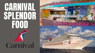 Carnival Splendor Food You Must Not Miss Out On [upl. by Draw]