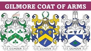 Gilmore Coat of Arms amp Family Crest  Symbols Bearers History [upl. by Tahpos]