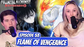 MUSTANG VS ENVY  Full Metal Alchemist Brotherhood Reaction  Ep 53 “Flame of Vengeance” [upl. by Oironoh755]