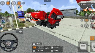 WOW KEREN PERMAINAN MOBIL PERTAMINA BESAR UD QUESTER TRAILER  GAME BUSSID SIMULATOR [upl. by Nicolella519]