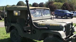 Restored usmc m38a1 jeep detail walk around video [upl. by Atirihs]