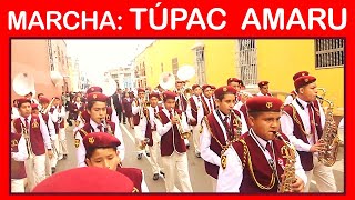 GUE JFSC  TÚPAC AMARU  Marcha Militar Peruana  Banda de Músicos y de Guerra  TRUJILLO [upl. by Carmena]