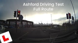 Full Ashford Driving Test Route 1 [upl. by Aicilaanna]