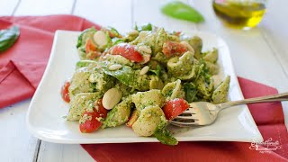 PASTA CREMOSA AL PESTO DI RUCOLA e pomodorini [upl. by Ayiotal]