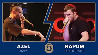 Beatbox World Championship 🇮🇹 Azel vs NaPom 🇺🇸 Quarterfinal [upl. by Ethelstan]