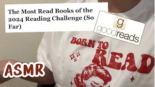 asmr  my thoughts on the most read books of the 2024 goodreads challenge [upl. by Nandor880]