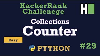 29 Collections Counter Hackerrank  Python Solution Explained [upl. by Emmanuel986]