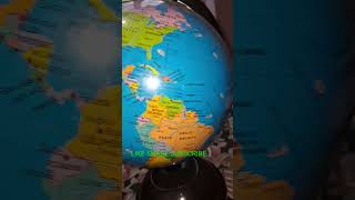 INDIA on GLOBEGEOGRAPHYshortsshortsfeedyoutubeshortstrendingviralvs [upl. by Vladamar]