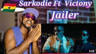 Sarkodie  Jailer ft Victony Official Video REACTION [upl. by Kerwinn]