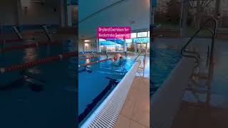 dryland exercises for backstroke swimming [upl. by Eldnik]