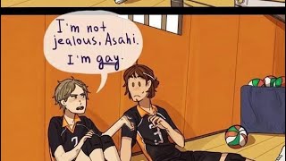 Haikyuu comic dubs My first comic dub [upl. by Bearce]