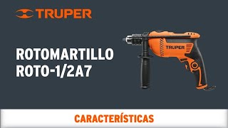 Características del Rotomartillo TRUPER ROTO12A7 [upl. by Idnyl418]