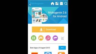 how to download mobogenie app for Android [upl. by Eugnimod558]