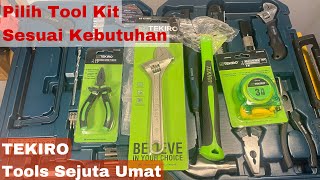 Mending Beli Tool Kit Satu Set atau per Pcs Hand Tool Tekiro VS BOSCH [upl. by Jankell]