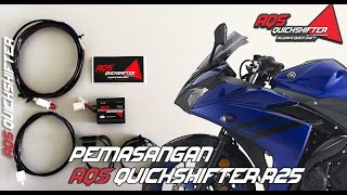 AQS quickshifter installation R25 [upl. by Cissie]