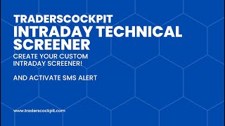 Intraday Technical Screener for Indian Equity Markets [upl. by Rodman]