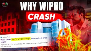 Why Wipro Ltd Share Falling  Is it right time to buy Wipro  Wipro share price Target  Wipro news [upl. by Melentha364]