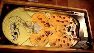 Vintage Pinball Machine from Stoner Mfg Co 1935 [upl. by Glavin]