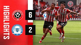 Sheffield United 62 Peterborough United  EFL Championship highlights  Ndiaye amp GibbsWhite Goals [upl. by Naasah]