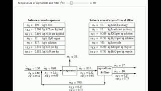 Evaporative Crystallization with Recycle [upl. by Llerdnod212]