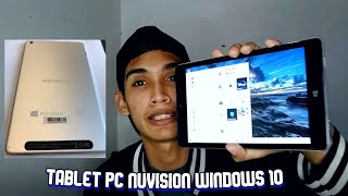 Tablet pc nuvision 2021 windows 10 de escritorio en Tablet [upl. by Hyacintha833]