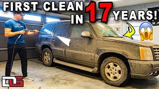 Can This ABANDONED Cadillac Escalade Be Saved  The Detail Geek [upl. by Englis]