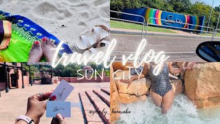 TRAVEL VLOG ☀️ SUNCITY  Valley of Waves  GZ ADVENTURES  SOUTH AFRICAN YOUTUBER  Rustenburg [upl. by Allemahs]