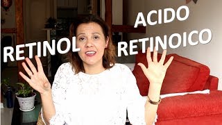 DIFERENCIAS ENTRE RETINOL Y ACIDO RETINOICO O TRETINOINA [upl. by Hotze]